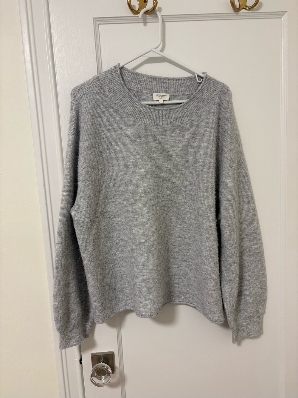 Gentle Fawn Heather Gray Crewneck Sweater